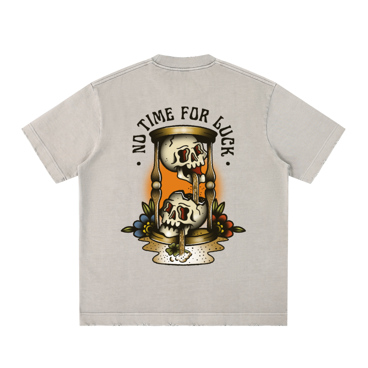 NTFL Hourglass Skull Vintage Tee