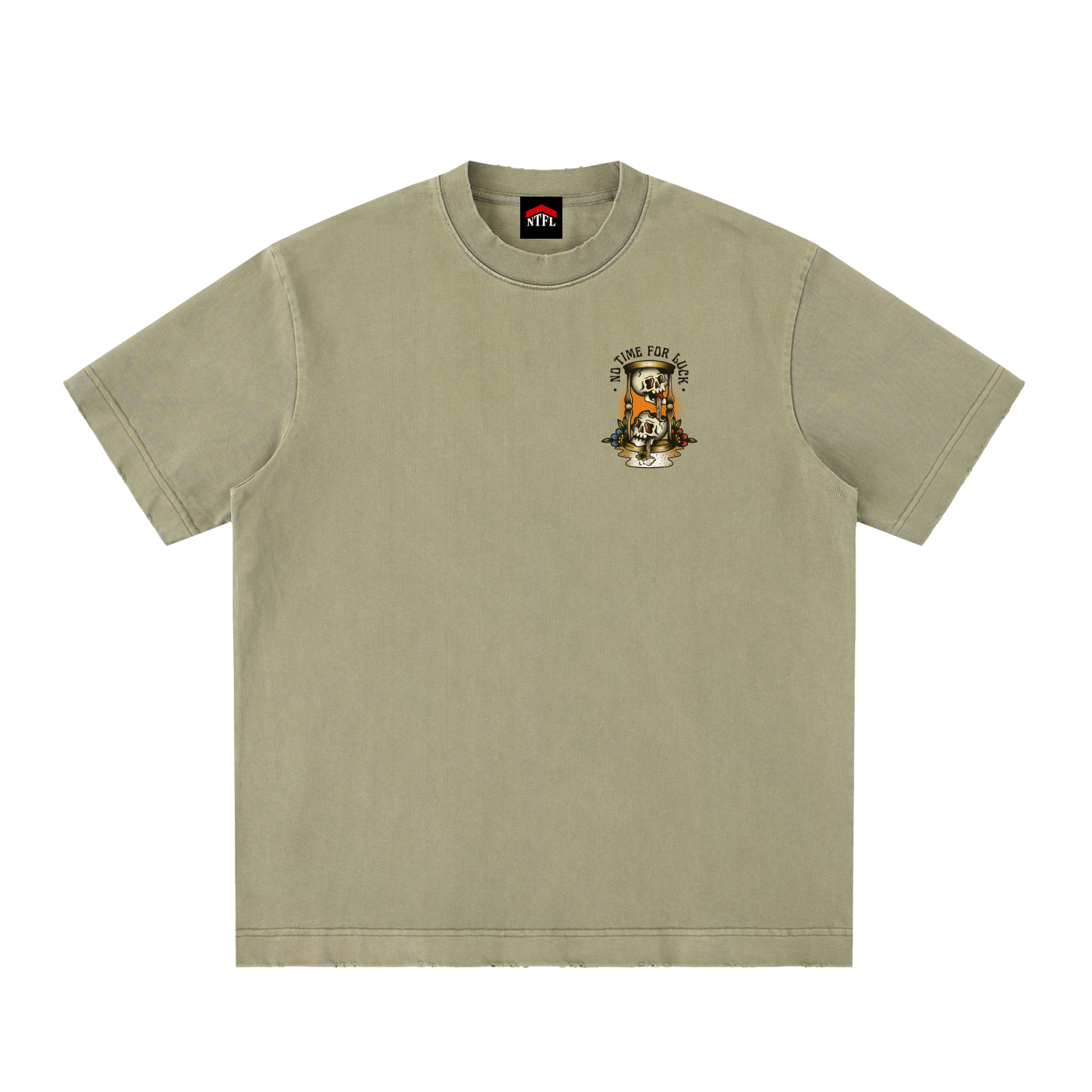 NTFL Hourglass Skull Vintage Tee