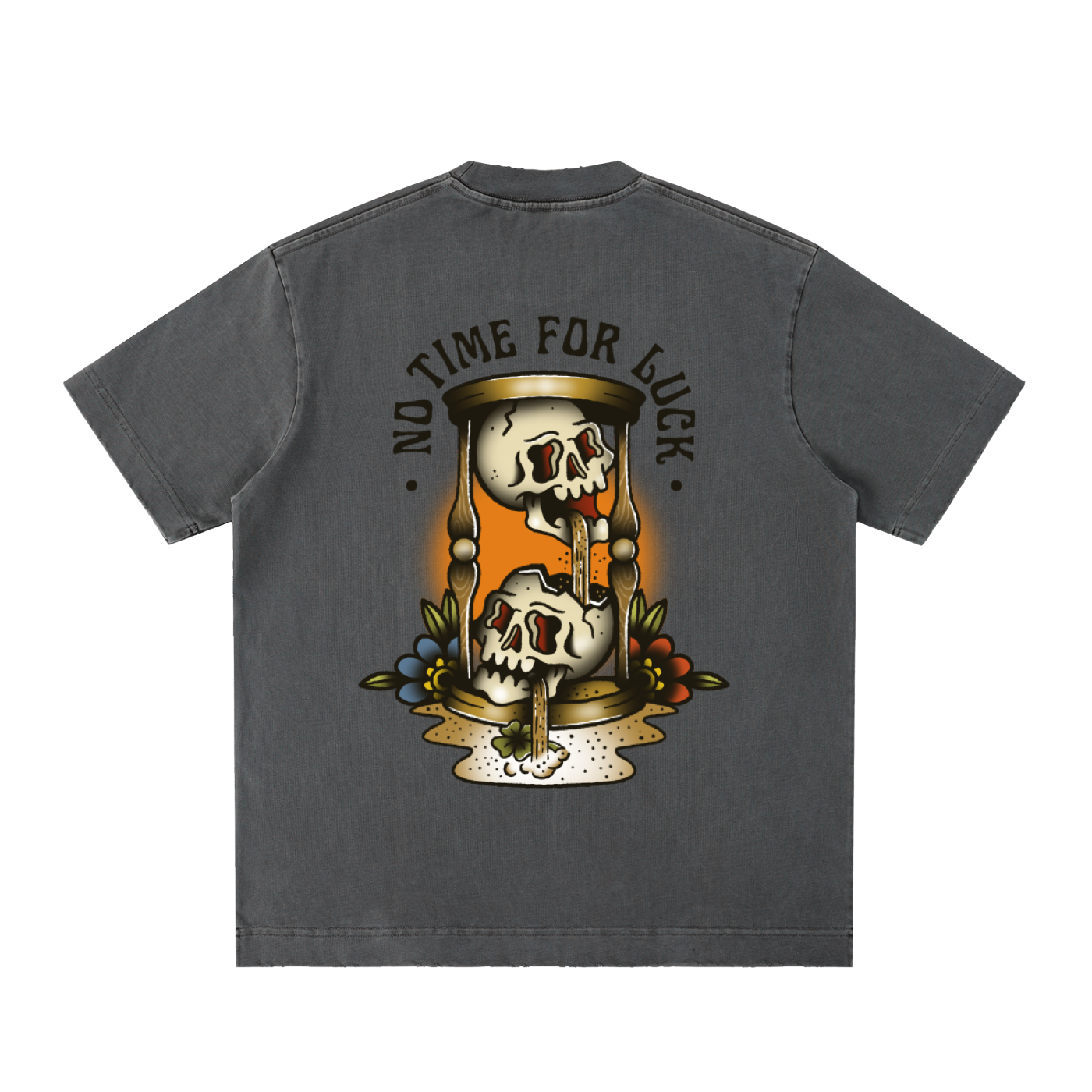 NTFL Hourglass Skull Vintage Tee