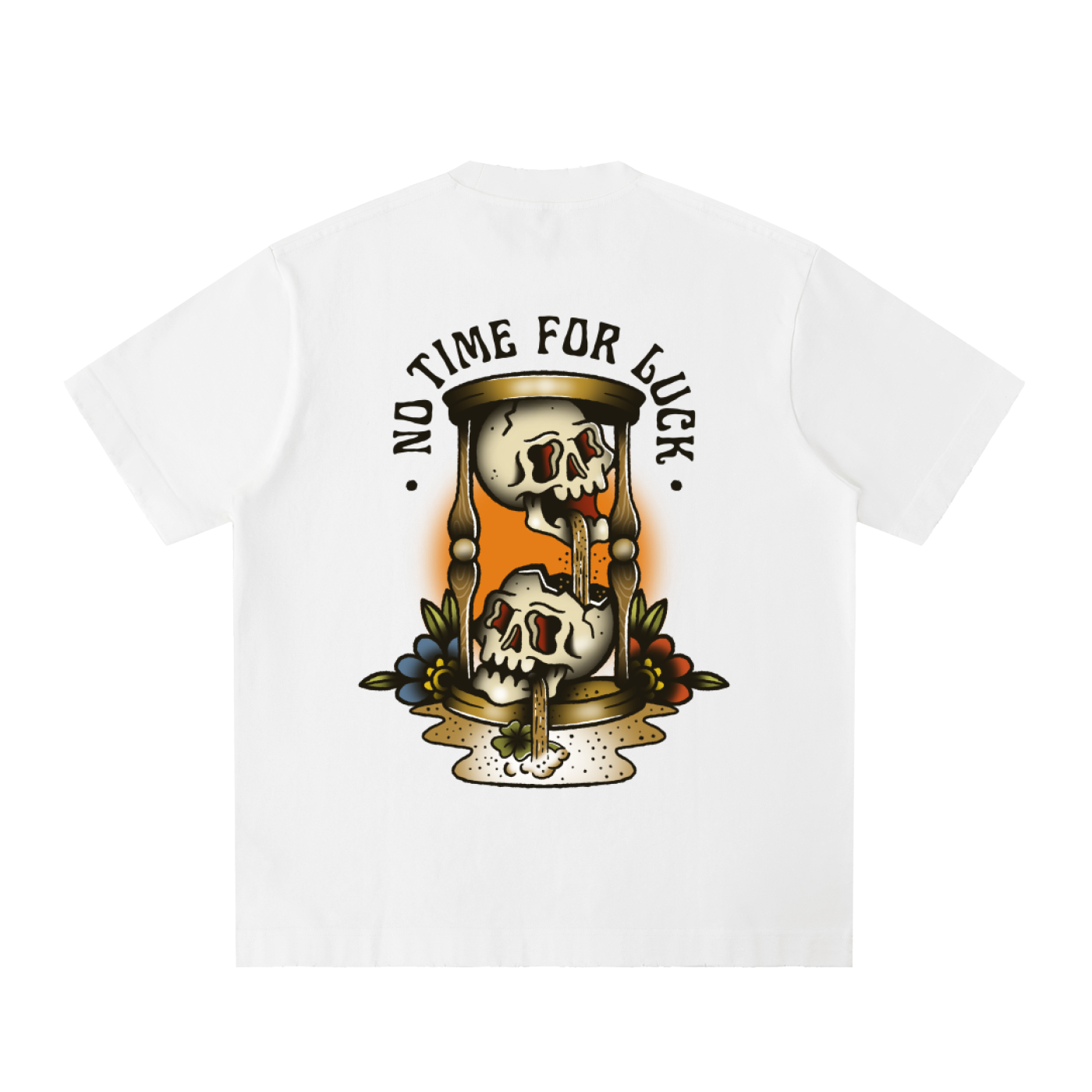 NTFL Hourglass Skull Vintage Tee