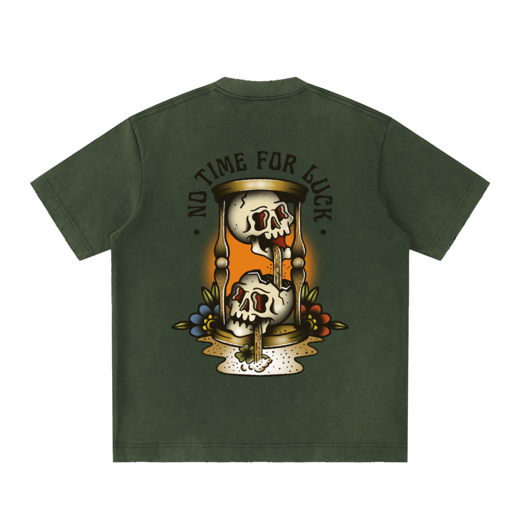 NTFL Hourglass Skull Vintage Tee